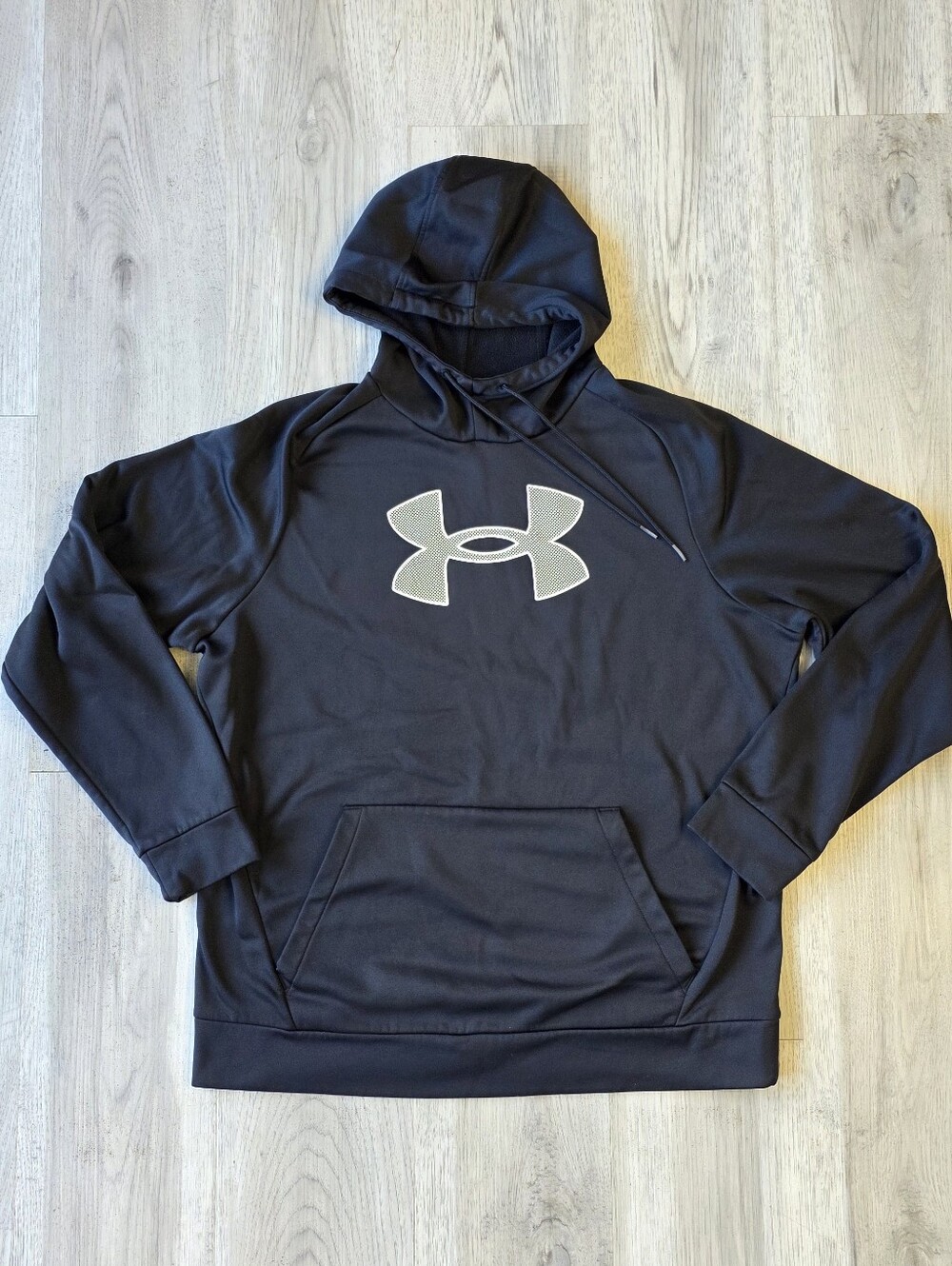 Under Armour Men’s Large Armour Fleece Big Logo Hoodie Black
